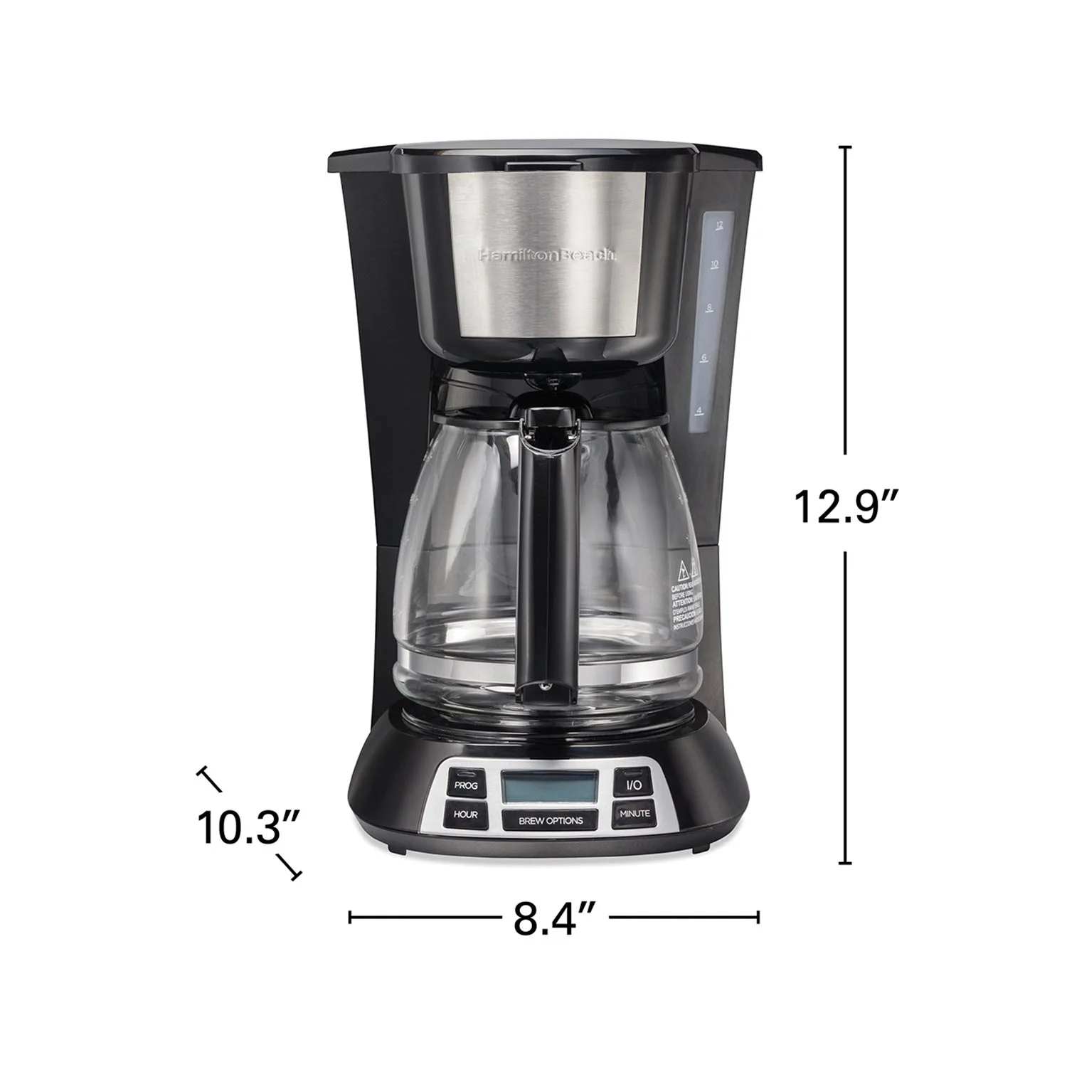 Programmable 12 Cup Coffee Maker, Stainless Steel Accents - Image 7