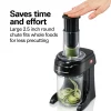 Hamilton Beach® 3-in-1 Electric Spiralizer, 3 Cutting Cones, Metal Food Grip, 6 Cup Capacity, 70930 - Image 4