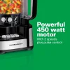 Hamilton Beach® Stack & Snap™ Food Processor, 12 Cup Capacity, Black & Stainless, 70725AG - Image 6