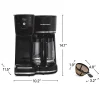 2-Way Programmable Coffee Maker, Black - Image 8