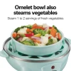 3-in-1 Egg Cooker with 7 Egg Capacity, Teal - Image 6