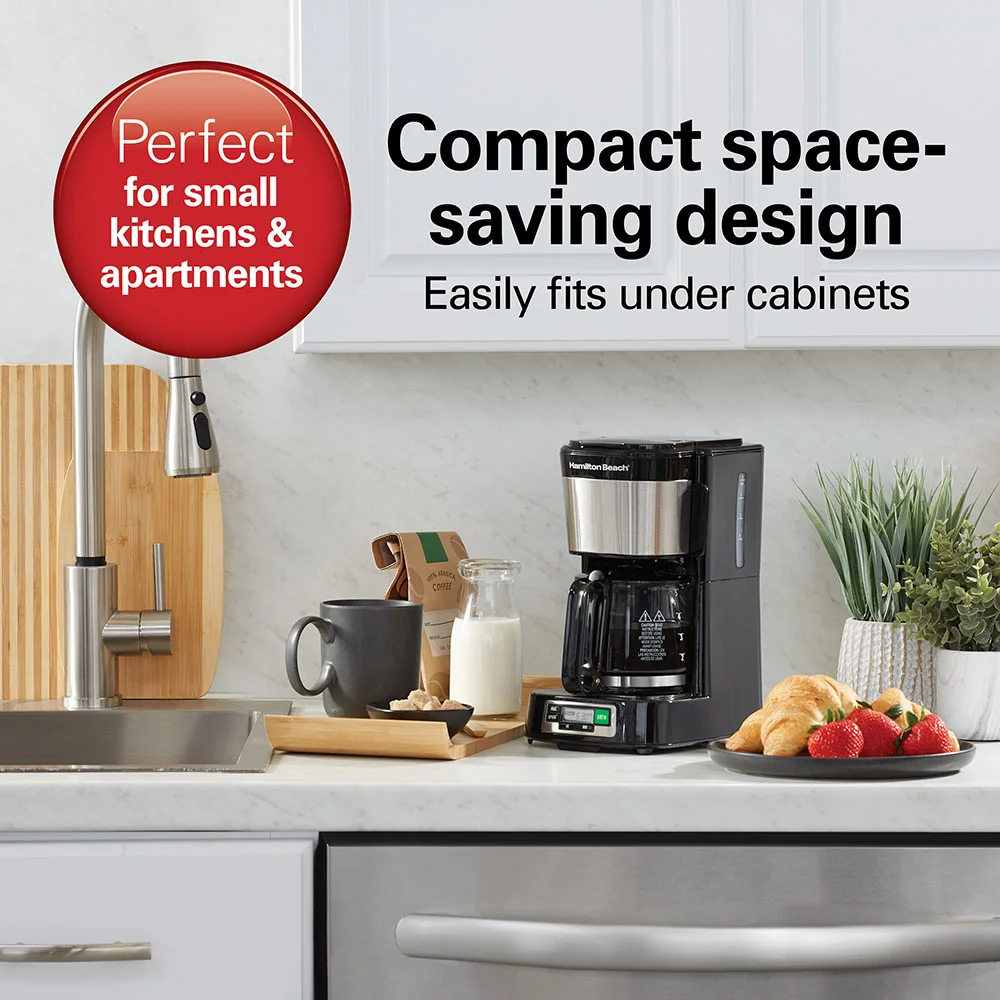 Alternative view of FrontFill® Mini Brew 5 Cup Programmable Coffee Maker