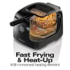 Cool-Touch Deep Fryer, 2 Liters/8 Cup Oil Capacity with Basket Hooks - Image 3