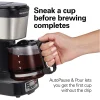 FrontFill® 5 Cup Compact Coffee Maker with Programmable Clock & Glass Carafe - Image 7