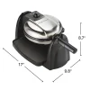 Removable-Grid Belgian Waffle Maker - Image 8