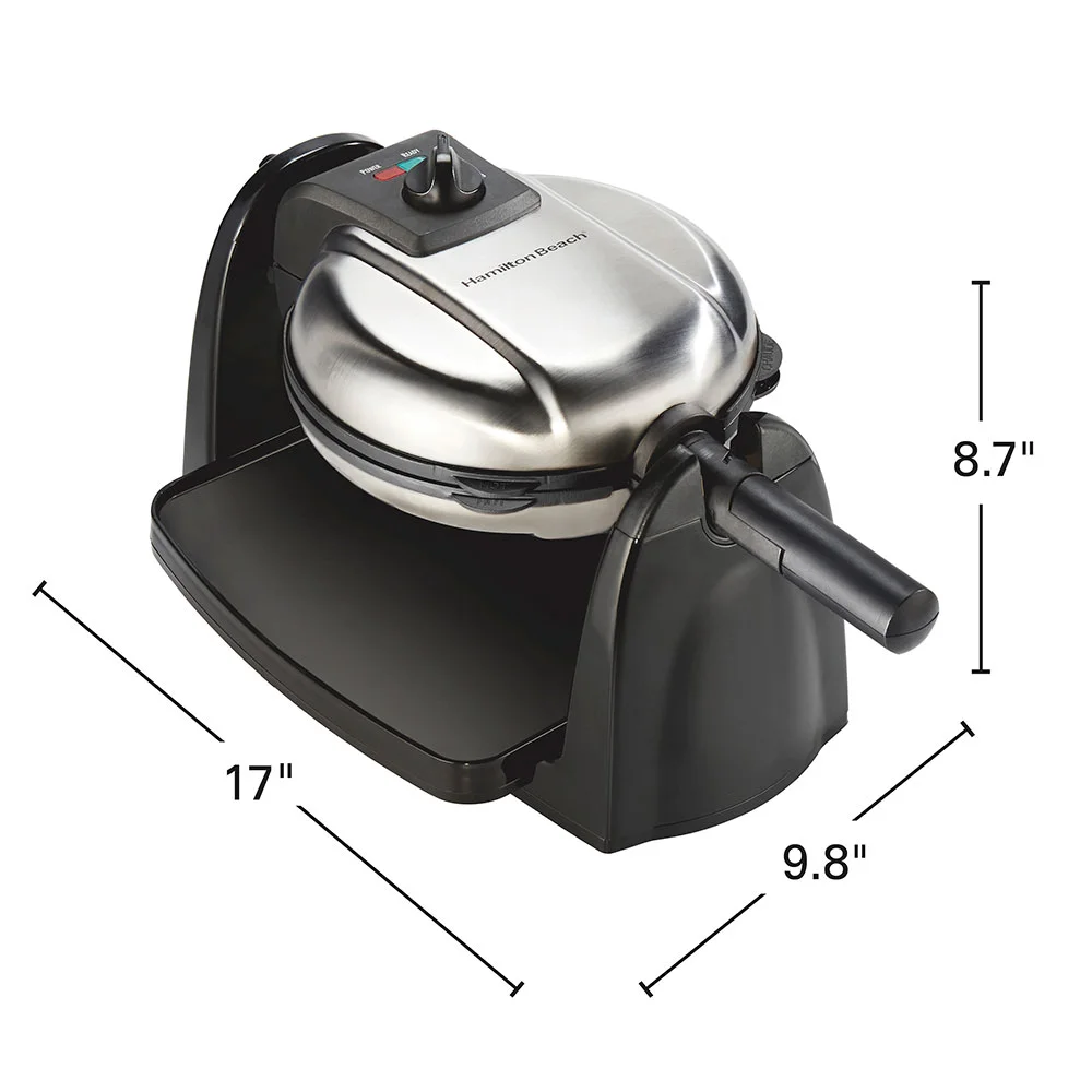 Removable-Grid Belgian Waffle Maker - Image 8