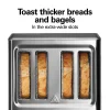 Modern Stainless Steel 4 Slice Toaster with Extra-Wide Slots - Image 3