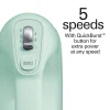 Hamilton Beach® Professional Hand Mixer 5 Speed, Mint - Image 4