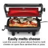 Panini Press & Gourmet Sandwich Maker, Red - Image 5