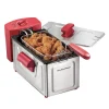 8 Cup Deep Fryer, Red