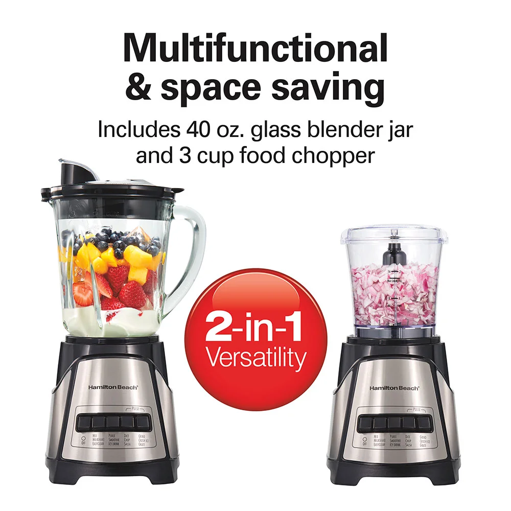 Alternative view of 2-in-1 Blender and Food Chopper