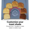 Contemporary 2 Slice Toaster, Steel Blue - Image 5