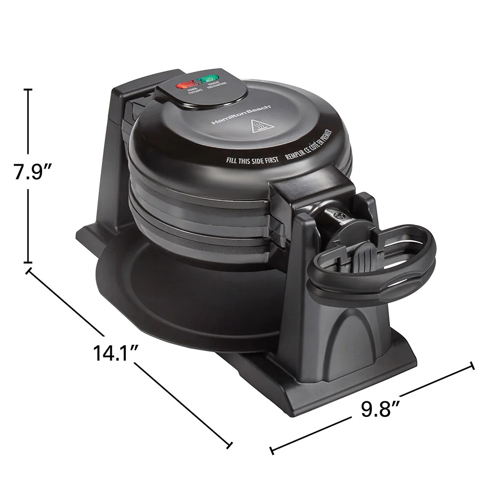 Double Belgian Waffle Maker - Image 8