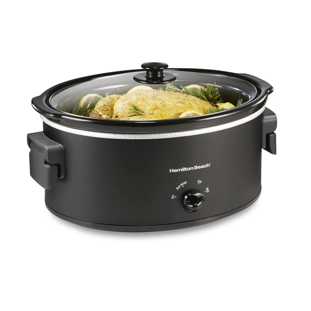 6 Quart Slow Cooker with Folding Handles
