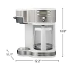 12 Cup 2-Way Programmable Coffee Maker White - Image 6