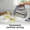 1 Liter Electric Kettle, Gray & Stainless - Image 4