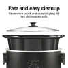 6 Quart Slow Cooker with Folding Handles - Image 5