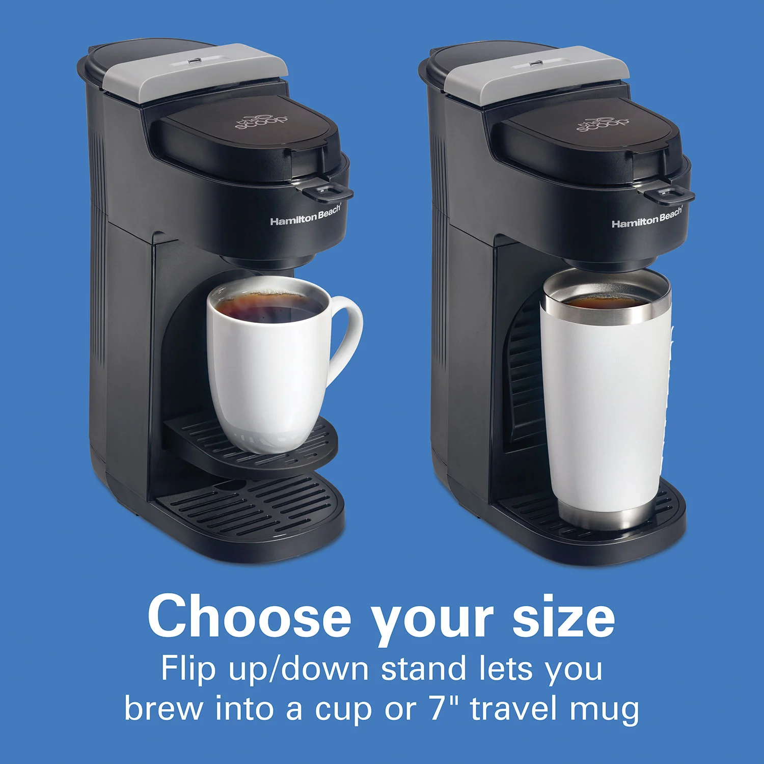 The Scoop® Single-Serve Coffee Maker, Black - Image 4