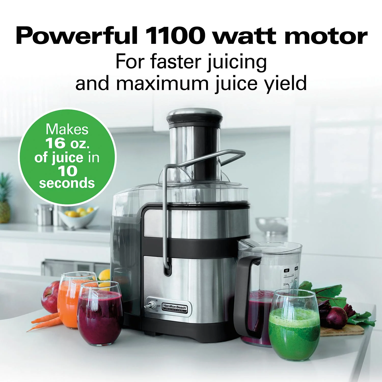 Hamilton Beach® Professional Super Chute™ Easy Clean Juice Extractor - Image 5