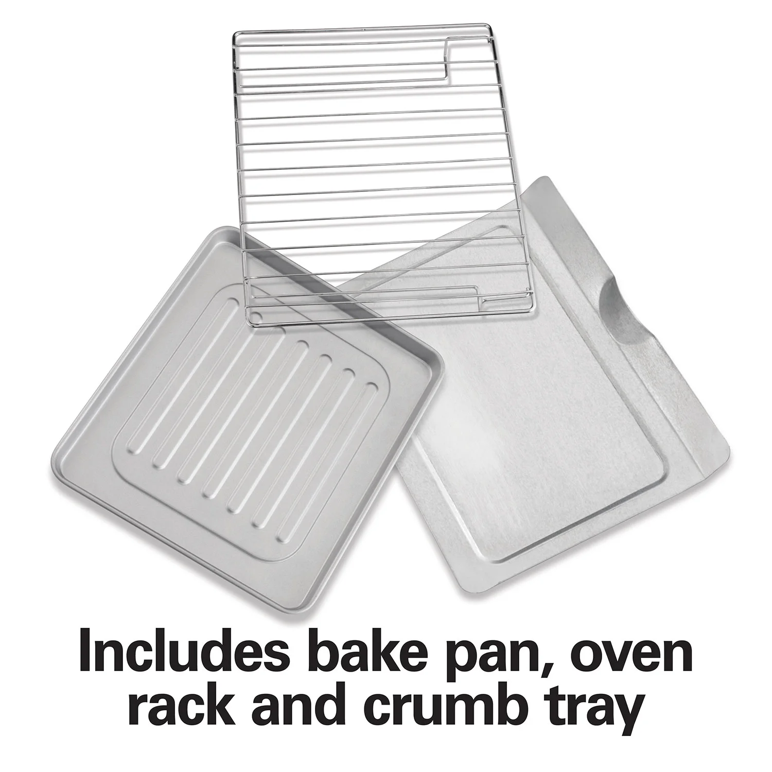 4 Slice Toaster Oven, Red - Image 5