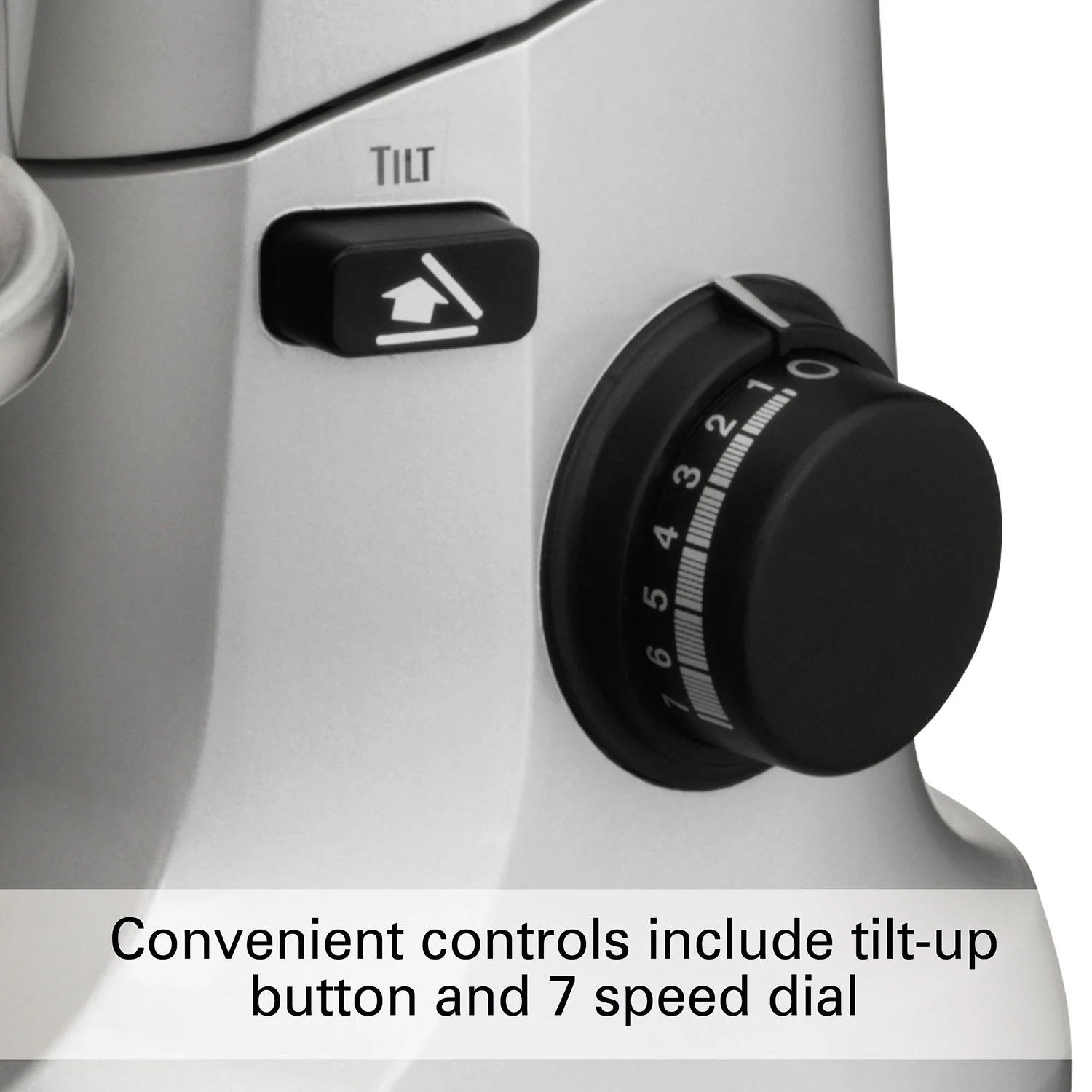 7 Speed Stand Mixer, 4 Quart, Silver - Image 4