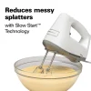 3 Speed Hand Mixer White - Image 3