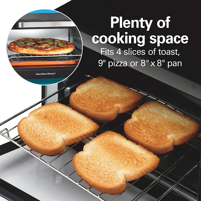 Sure-Crisp® Air Fryer Toaster Oven, Black - Image 4