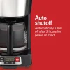 FrontFill® 5 Cup Compact Coffee Maker with Programmable Clock & Glass Carafe - Image 6