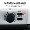 4 Slice Toaster with Extra-Wide Slots Stainless Steel - Image 4
