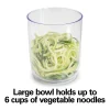 Hamilton Beach® 3-in-1 Electric Spiralizer, 3 Cutting Cones, Metal Food Grip, 6 Cup Capacity, 70930 - Image 3