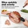 Electric Knife Set with Cool-Touch Ergonomic Handle and Storage Case - Image 3