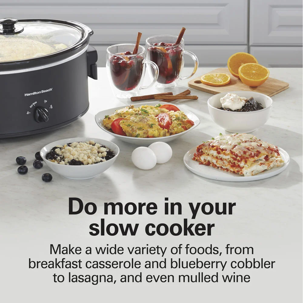 6 Quart Slow Cooker with Folding Handles - Image 7