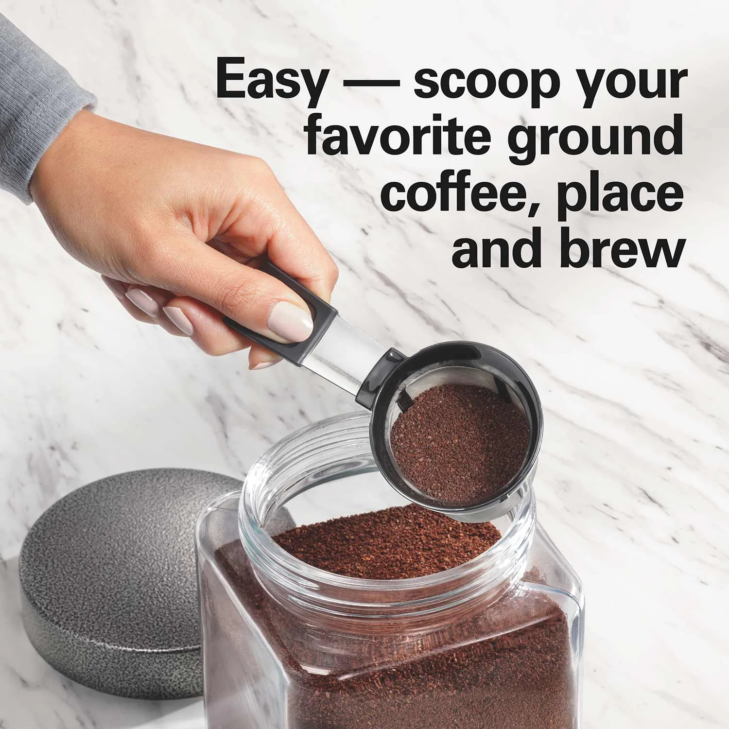 Alternative view of The Scoop® Single-Serve Coffee Maker with Removable Reservoir