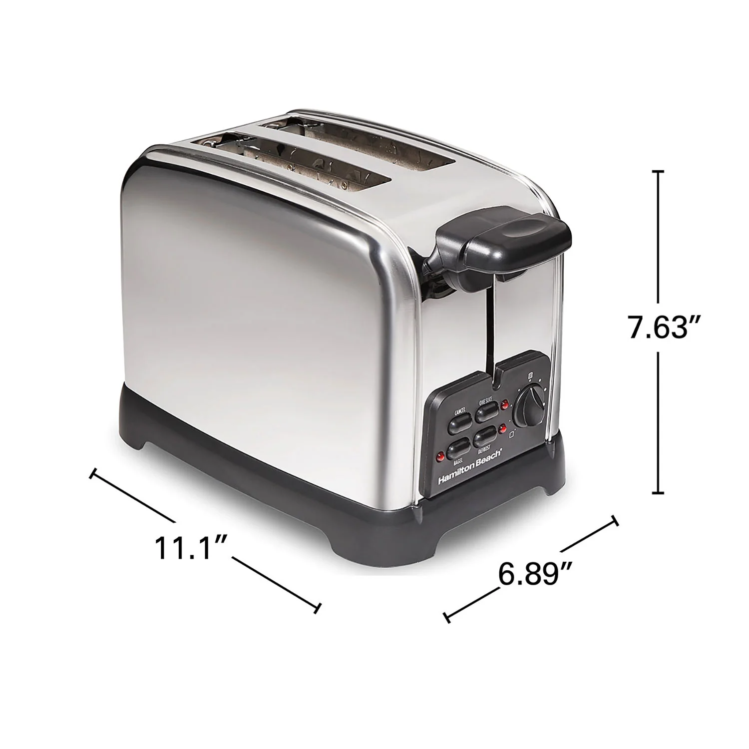 Classic 2 Slice Toaster, Stainless Steel - Image 8