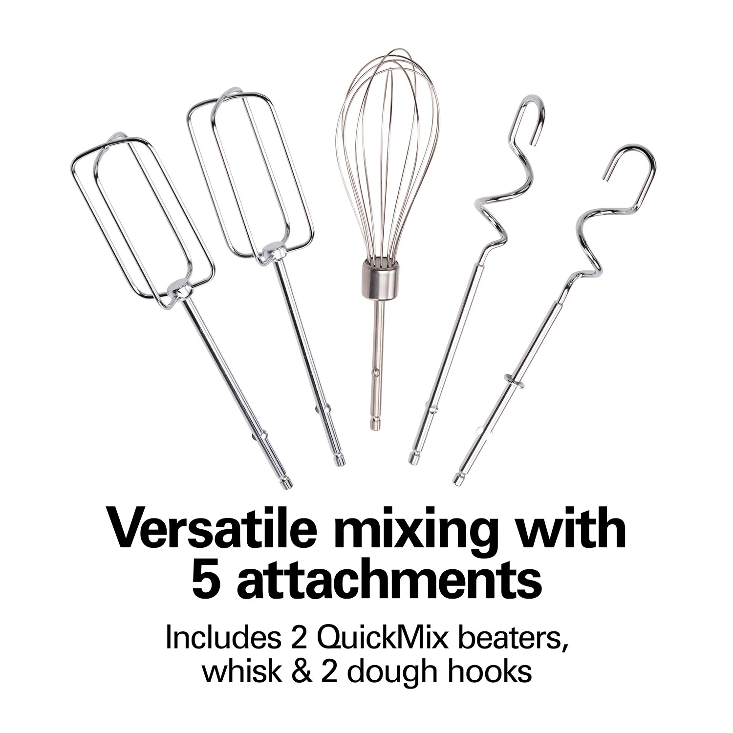 6 Speed Performance Hand Mixer with Case and Attachments - Image 5