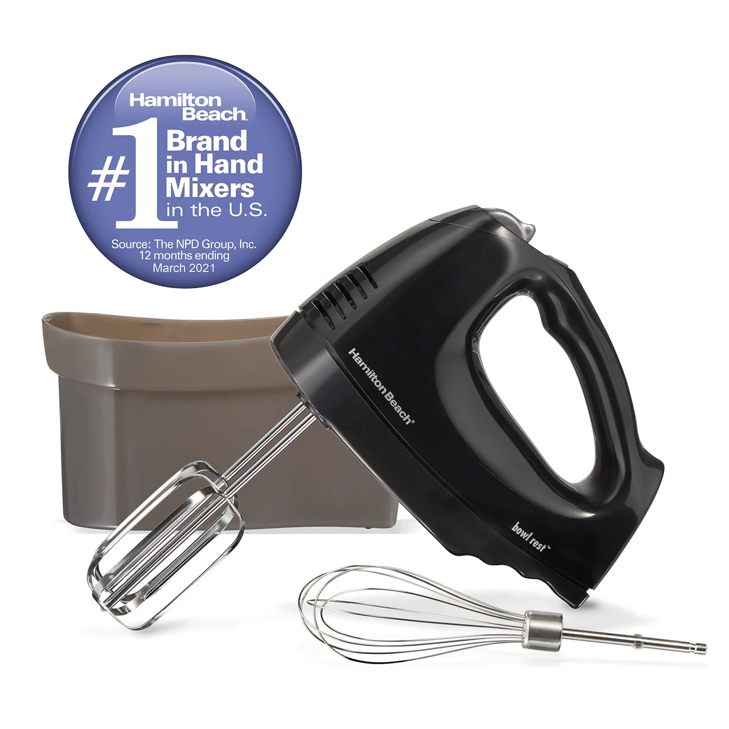 Hand Mixer with Snap-On Case - Image 7