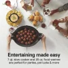 7 Quart Programmable Stay or Go® Slow Cooker with Party Dipper™ Food Warmer - Image 2