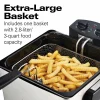 Deep Fryer, 2.8 Liter/3 Quart Oil Capacity with Adjustable Temperature & Timer - Image 3