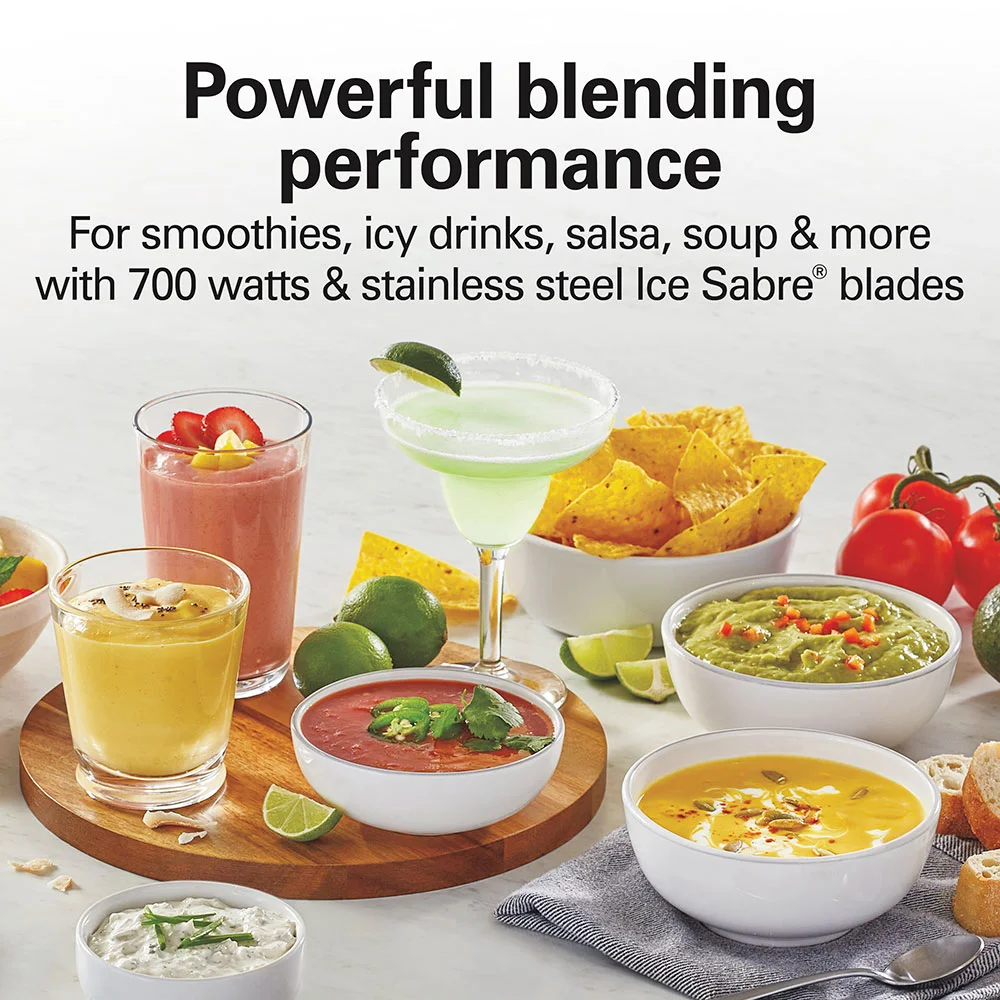 Alternative view of Power Elite™ Blender with 40 oz. Glass Jar, Red