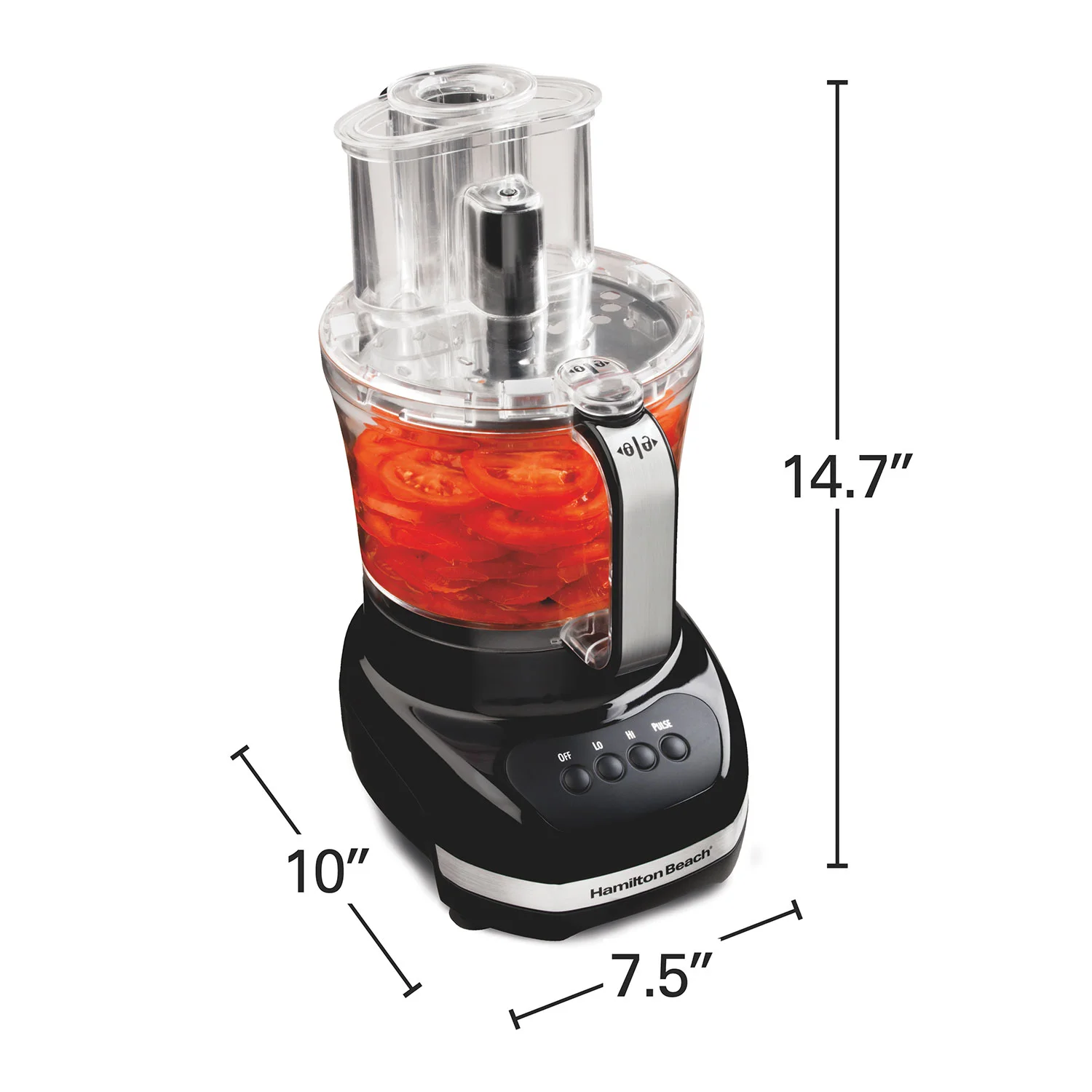 Hamilton Beach® Big Mouth® Duo 12 Cup Food Processor with 4 Cup Mini Bowl, 70580 - Image 7