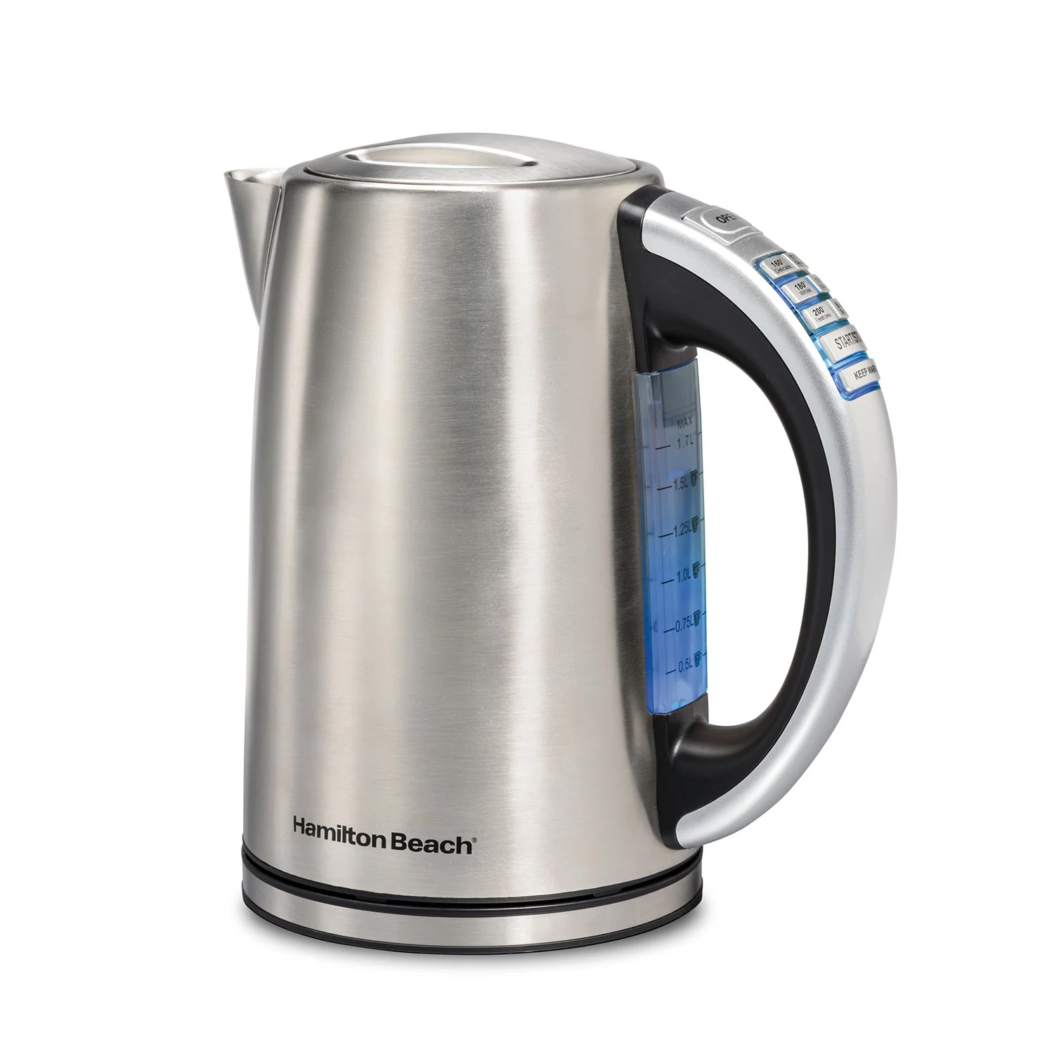 Variable Temperature Electric Kettle, Stainless Steel