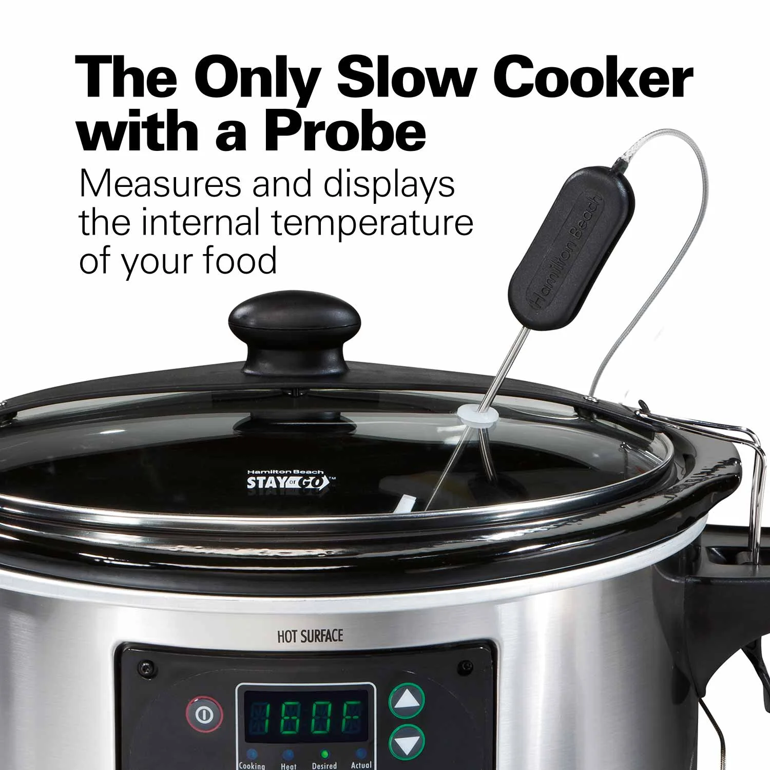 Alternative view of Set & Forget®6 Qt. Programmable Slow Cooker, Stainless Steel
