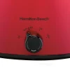 6 Quart Oval Slow Cooker, Red - Image 5