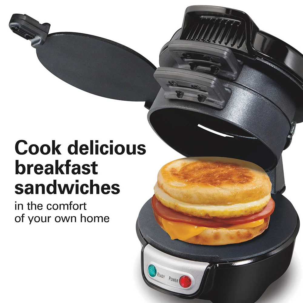 Alternative view of Breakfast Sandwich Maker, Black