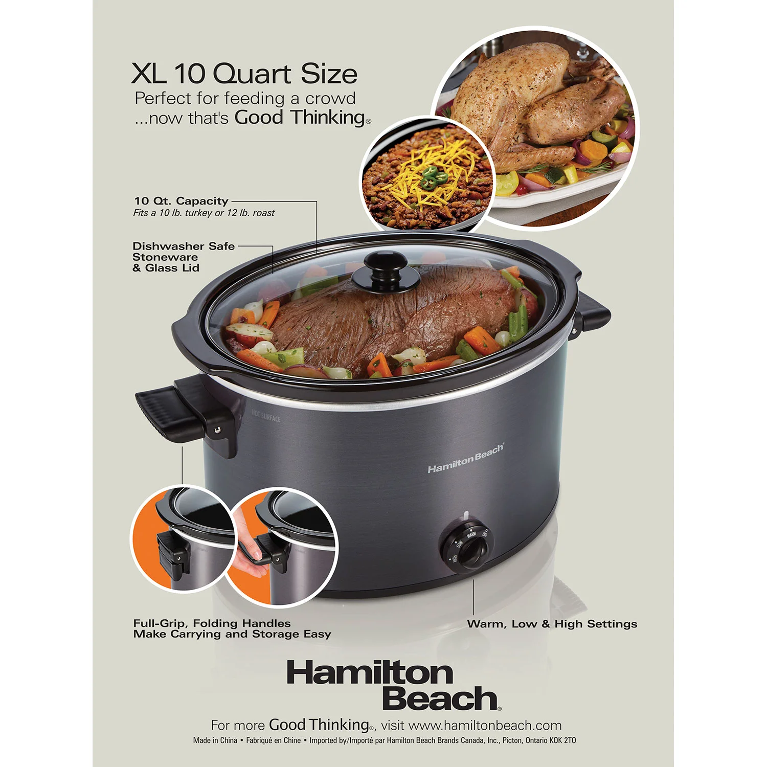 10 Quart Oval Slow Cooker - Image 7