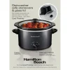 3 Quart Slow Cooker, Matte Black - Image 8