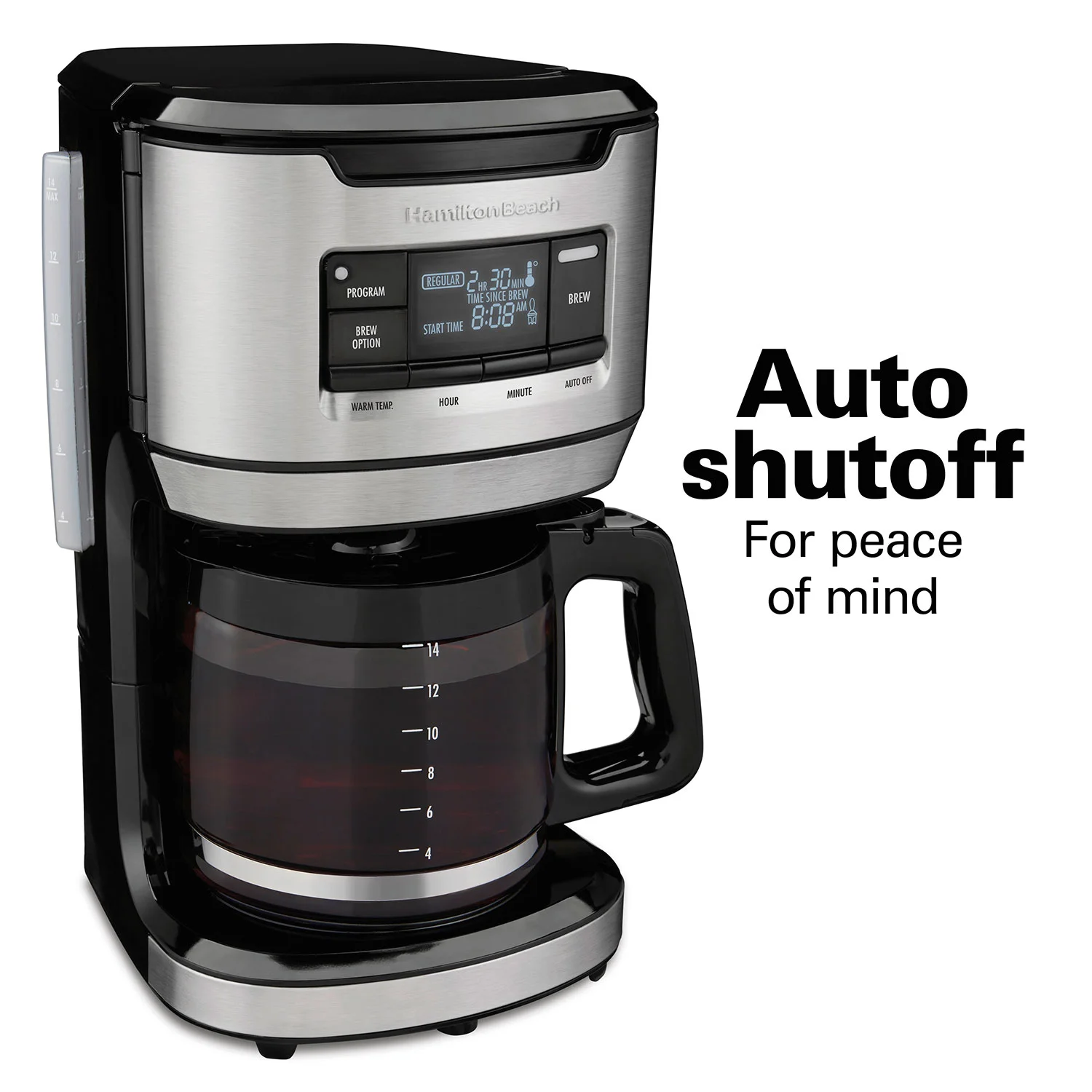 FrontFill® 14 Cup Programmable Coffee Maker - Image 4
