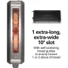 Long-Slot Toaster, Black - Image 3