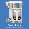 12 Cup 2-Way Programmable Coffee Maker White - Image 3
