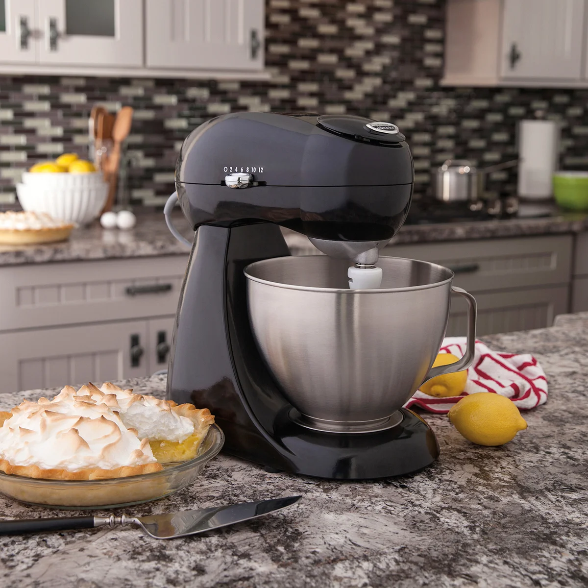 Alternative view of All-Metal Stand Mixer, Black